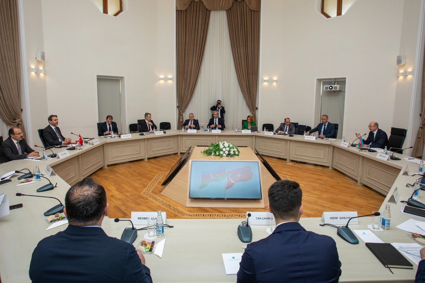 Pərviz Şahbazov türkiyəli həmkarı ilə görüşdü - FOTO